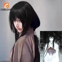 ราคา วิกผมยาวสีดำสำหรับคอสเพลย์เป็น Tomoe Yukishiro จากอนิเมะ Rurouni Kenshi (42767257902)
