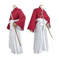 ราคา Rurouni Kenshin Himura Kenshin ชุดคอสเพลย์ ชุดกิโมโน สีแดง สําหรับปาร์ตี้ฮาโลวีน (19195091726)
