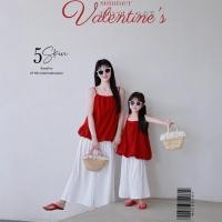 ราคา ใส่พ่อแม่และลูกฤดูร้อนสาวสูทแฟชั่นย้อนยุคดอกไม้เสื้อกั๊กกระโปรงยาวสไตล์เกาหลีชุดสองชิ้น (40123807379)