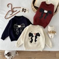 ราคา เสื้อกันหนาวสำหรับเด็กผู้หญิงสไตล์เกาหลี ออกแบบการ์ตูนน่ารักพร้อมโบว์ สไตล์ฤดูหนาว (48350318046)