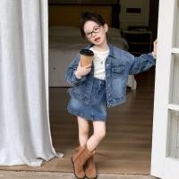 ราคา แจ็คเก็ตยีนส์สไตล์เกาหลีแขนยาว สำหรับเด็กในฤดูใบไม้ร่วง (44016169681)