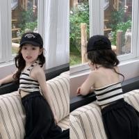 ราคา แฟชั่นเสื้อกั๊กดีไซน์เกาหลีสำหรับเด็กหญิง พร้อมสายคล้องคอมาตถูกใจในวันฤดูร้อน (43309010890)