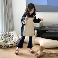 ราคา ชุดเด็กสไตล์เกาหลี ชุดฤดูใบไม้ร่วง แฟชั่นการ์ตูนน่ารัก กางเกงขาบาน ชุดลำลองสองชิ้น (41969307495)