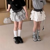 ราคา สาวฤดูร้อนกระโปรงหวานเด็กสาวร้อนเอวสูง กระโปรงชั้นใน เด็กผูกโบว์กระโปรงทรงเอ (27727085343)