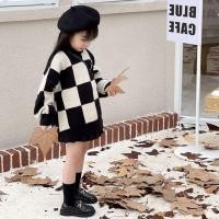 ราคา เสื้อคาร์ดิแกนกันหนาว แขนยาว ผ้าถัก ลายตารางหมากรุก แฟชั่นฤดูใบไม้ผลิ และฤดูใบไม้ร่วง สไตล์เกาหลี สําหรับเด็กผู้หญิง (24450146327)