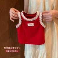 ราคา เสื้อกั๊กลูกไม้น่ารักสไตล์เกาหลีแขนกุดสำหรับเด็ก สำหรับฤดูร้อน (40964523128)