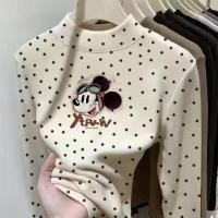 ราคา เสื้อยืดแขนยาวคอกลมสำหรับเด็กผู้หญิง สไตล์เกาหลี ลายจุดแบบการ์ตูน สำหรับฤดูใบไม้ร่วงและหนาว (48050408078)