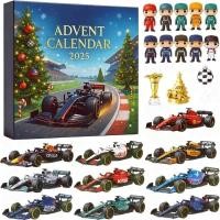 ราคา F1 Team 2025 Christmas Advent Calendar 24 Day Countdown 2D Racing Team Ornament (55400355560)