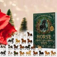 ราคา 24 Days Horse Arrival Calendar Countdown Hidden behind each door 24 mini horse surprises to celebrate Christmas (44275130319)