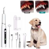 ราคา Ultrasonic Toothbrush for Dogs and Cats Removes Tartar and Plaque Pet Dental Care Kit Pet Tartar Remover Tooth Cleaning Tool (43005575056)