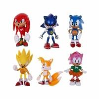 ราคา SONIC THE HEDGEHOG FIGURE SET of 6 CAKE Toppers (42769955377)