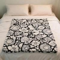 ราคา DIY Coloring Blanket Color Your Own Blankets Cozy Home Decor Holiday Arts Crafts (41126180081)