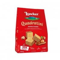ราคา Loacker ล็อคเกอร์ ขนมเวเฟอร์สอดไส้ครีมช็อกโกแลตควอดราตินีนาโปลิเทนเนอร์ 250 กรัม (53451094618)