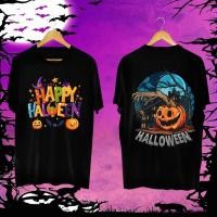 ราคา เสื้อ ฮาโลวีน ชุดฮาโลวีน Halloween T Shirt พิมพ์ลายฟักทองฮาโลวีน เหมาะกับปาร์ตี้ฮาโลวีน ลาย โครงกระดูก ผ้าCotton 100 04 (44468045079)