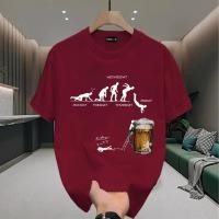 ราคา พร้อมส่ง เสื้อดำ เสื้อ oversize เสื้อผู้ชาย Alcohol program ผาคอตตอน 100 เสื้อยืดผู้ชาย เสื้อสตรีท คอกลม ใส่สบาย (28040718763)