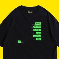 ราคา YOUNG T เสื้อยืดพิมพ์ลาย บันทึกการแชทใหม่ ผ้าฝ้ายแท้ คอกลม สไตล์ลำลอง Unisex 100 COTTON (50950783884)