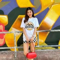 ราคา พร้อมส่ง เสื้อยืด ADVENTURE ผ้า Cotton100 (40719689670)