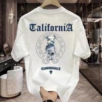 ราคา YOUNG T เสื้อยืด oversize เสื้อยืดสีดําชาย คอกลม การ์ตูน ผ้าคอตตอน สไตล์อเมริกัน สไตล์เกาหลี เสื้อผู้ชาย (40225484084)