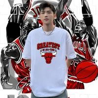 ราคา YOUNG TEE 100 COTOTN จอร์แดน NBA Bulls แขนสั้น ขนาดใหญ่พิเศษ เสื้อยืดสตรี สไตล์สปอร์ต ฤดูร้อน (27741980440)
