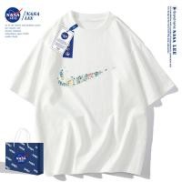 ราคา สินค้าพร้อมส่ง เสื้อยืดคอกลมลายร่วมกับ NASA ใส่ได้ทั้งชายและหญิง ผลิตจากผ้าคอตตอน 100 เหมาะสำหรับเยาวชน (40617615997)