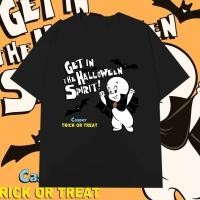 ราคา RE เกาหลี ผู้หญิง ฮาโลวีน เสื้อดำ เนื้อผ้าเกรดพรีเมียม คอกลม เสื้อยืด oversize halloween เสื้อน่ารัก 81 (28641571817)