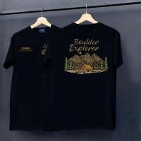 ราคา พร้อมส่ง เสื้อยืด BOULDER EXPLORER ผ้า Cotton100 (42169689489)