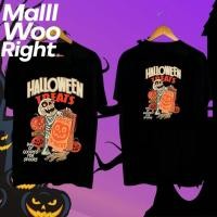ราคา จัดส่งตลอด 24 ชั่วโมง เสื้อ HALLOWEEN พิมพ์ลายฟักทองฮาโลวีน เหมาะกับปาร์ตี้ฮาโลวีน เสื้อฮาโลวีน (41568040523)
