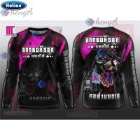 ราคา เสื้อทีมงานไทย ลายกราฟิกคนและนกสวยงาม (41868230224)