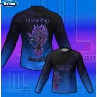 ราคา ลายไทย นกกรงหัวจุก D77 แขนยาว เสื้อพิมพ์ลายฟาร์มนกกรงหัวจุกแฟนซีผ้าไมโครละเอียดเกรดเอ พรีเมี่ยม คอกลม limited edition (27320818501)