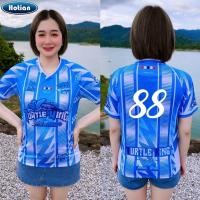 ราคา ราชาเต่า คอวี ไขว้ ไหล่สโลป เสื้อพิมพ์ลาย เสื้อบอล ฟุตบอล เสื้อกีฬา (26017602486)