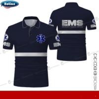 ราคา Ems HK418 เสื้อโปโล พิมพ์ลาย 3D สําหรับผู้ชาย (29600116075)