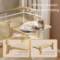 ราคา ดันเดไลออน แขวนเตียงแมวหน้าต่างเปลญวนพร้อมถ้วยดูด เฟอร์นิเจอร์แมวที่สะดวกสบายสําหรับอาบแดดนอน อุปกรณ์สัตว์เลี้ยงแบบพกพาสําหรับระเบียง (43908423083)