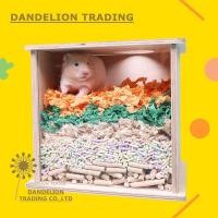 ราคา DANDELION หนูแฮมสเตอร์ไม้กล่องขุดอะคริลิกล่องทรายห้องน้ําโกลเด้นหมีรังขนาดเล็กขนาดใหญ่ฝังลึกวางแผนอุปกรณ์ภูมิทัศน์หนูแฮมสเตอร์บ้านสํารวจหนูแฮมสเตอร์หลุม เจาะบ้านสํารวจ (44550911508)