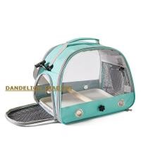 ราคา DANDELION Bird Outing Bag Parrot Portable Travel Strap Transport Birdcage Small Pet Hamster Cage (42658956030)