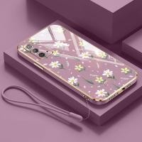 ราคา ปลอก Samsung Galaxy Note 20 4G 5G Note 20 Ultra Note 10 Lite S10 Lite 2020 Note 8 9 Note 10 Pro Note 10 Plus A81 A91 ดอกไม้ขนาดเล็กหรูหราElectroplating Anti Dropเคสโทรศัพท์ (29656701009)