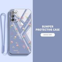 ราคา เคสโทรศัพท์มือถือ ซิลิโคน กันกระแทก ลายดอกไม้ สําหรับ Samsung Galaxy Note 20 4G 5G Note 20 Ultra Note 10 Lite S10 Lite 2020 A81 A91 (25658691893)