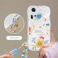 ราคา VRQR สําหรับ Oppo Reno 11 5G Reno11 F 5G Reno11 Pro 5G 11F Reno10 5G Reno 10 Pro 5G Retro Fallen ใบและผีเสื้อพร้อมสร้อยข้อมือไอศกรีมกันกระแทกเคสโทรศัพท์ (44361224451)