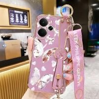 ราคา VRQR สําหรับ Oppo Realme 14T 14X 5G Realme 14 Pro Plus 5G Realme 14 Pro 5G ผีเสื้อสีสันสดใสสายรัดข้อมือพร้อมเชือกแขวนยาวกันกระแทกเคสโทรศัพท์ (44207377229)