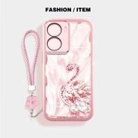 ราคา ปลอกสําหรับOppo Realme 15 14T 14X 5G Realme 15 14 Pro Plus 5G Realme 14 Pro 5G Realme 14 Pro Lite 5G Elegant Retroสไตล์ดอกไม้เชือกแขวนAnti Dropโปร่งใสเคสโทรศัพท์ (41705128706)