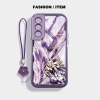 ราคา SAMSUNG ปลอกสําหรับSamsung Galaxy S21 S22 S23 Plus S21 S22 S23 Ultra S20 S21 S23 FE S21 S22 S23 Elegant Retroสไตล์ดอกไม้เชือกแขวนAnti Dropโปร่งใสเคสโทรศัพท์ (41205126391)
