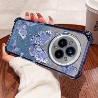 ราคา เคสโทรศัพท์สําหรับOppo Realme 14T 14X 15T 5G Realme 14 15 Pro Plus 5G Realme 14 Pro 5G Elegantผีเสื้อGlitterผงกันกระแทกฝาครอบป้องกัน (40953573621)