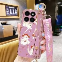 ราคา VRQRเคสโทรศัพท์สําหรับHuawei Honor X8C X8B X8 5G X6C X6B X6A Plus X6S X6 Honor 70 Liteแมวน่ารักสายรัดข้อมือวงเล็บยาวเชือกกันกระแทก (40367414982)