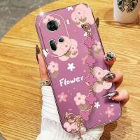 ราคา VRQR สําหรับ Oppo Reno 11 5G Reno11 F 5G Reno11 Pro 5G 11F Reno10 5G Reno 10 Pro 5G Luxury Vintage สไตล์ดอกไม้ออกแบบสี่ Clover สร้อยข้อมือ Anti Drop เคสโทรศัพท์ (29937927953)