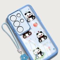 ราคา SAMSUNG สําหรับSamsung Galaxy S23 S24 S25 Plus S23 S24 S25 Ultra S23 S24 FE S25 Edge S23 S24 S25 น่ารักPandaดอกไม้แขวนเชือกโปร่งใสAnti Fallโทรศัพท์ป้องกันกรณี (29886097208)