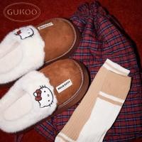 ราคา พร้อมส่ง ส่งด่วน รองเท้า Gukoo x Hello Kitty Slipper ลิขสิทธิ์แท้ 100 (29715672934)