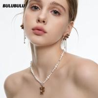 ราคา Preorder BULUBULU Brown Bear Accessories สร้อย ต่างหู (26181863795)