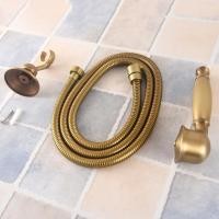 ราคา ทองเหลืองโบราณมือถือฝักบัวโทรศัพท์สไตล์บรอนซ์ห้องน้ําหัวฝักบัวมือสเปรย์ประหยัดน้ําด้วย1 5เมตรท่อ zh242 (46600386155)