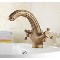 ราคา ทองเหลืองโบราณคู่จับห้องน้ําก๊อกน้ําอ่างล้างหน้าอ่างล้างหน้าโต๊ะเครื่องแป้งผสมแตะ znf026 (44417141667)