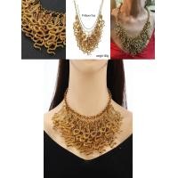 ราคา สร้อยคอชุบทอง Retro Geometric สไตล์ snake choker เครื่องประดับ Unisex (42526177398)