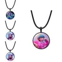 ราคา Hunters Kpop Demon สร้อยคอจี้เรขาคณิตและสายหนังแฟนแฟชั่นสําหรับ (46700922065)
